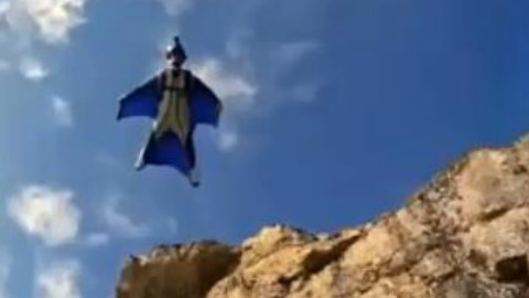世界上死亡率最高的极限运动 飞行衣VR第一视角玩儿命拍摄
